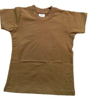 Childrens T Shirt Sand / Tan / coyote kids cotton t shirt, New