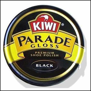 Kiwi Black Shoe Polish on 50ml Tin Of Kiwi Parade Gloss Polish 4 Colours Available