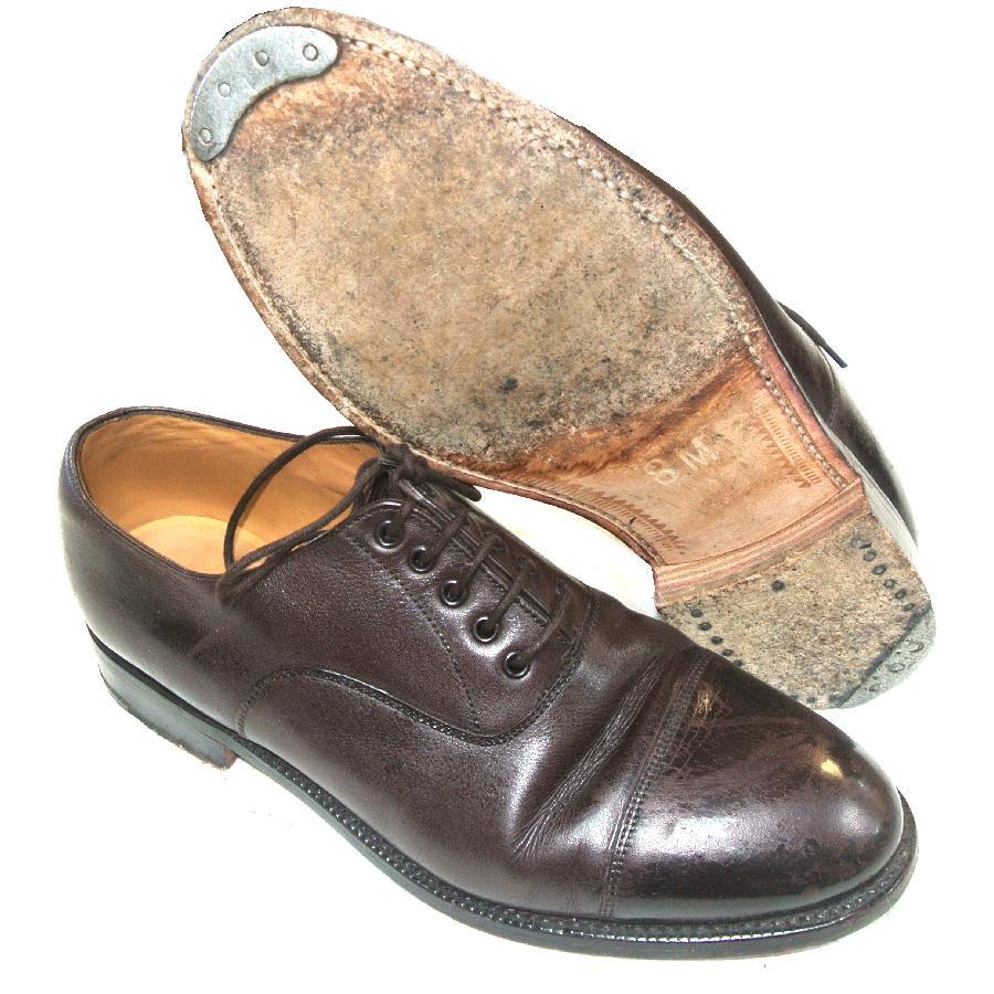 靴 NOS w Box England Brown Officer Shoes 靴 NOS w Box England Brown Officer Shoes Alt English * F - Vass Shoes