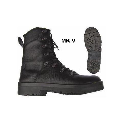 Black Large German Para Boots Surplus and Outdoors