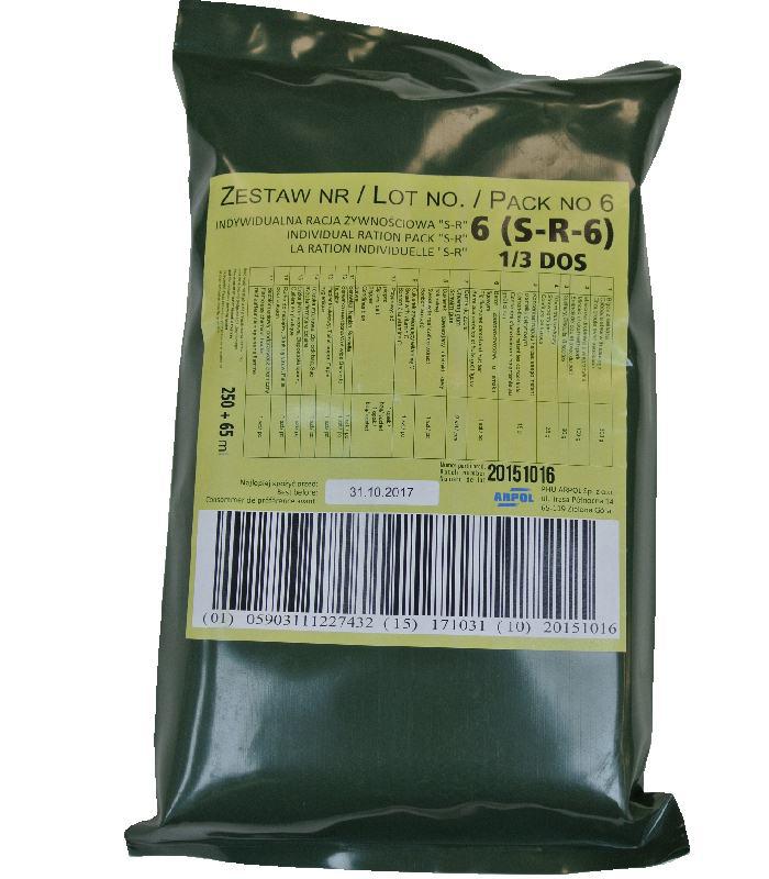 Polish SR Ration MRE