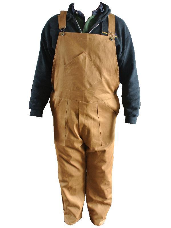 Khaki Bib and Brace overalls