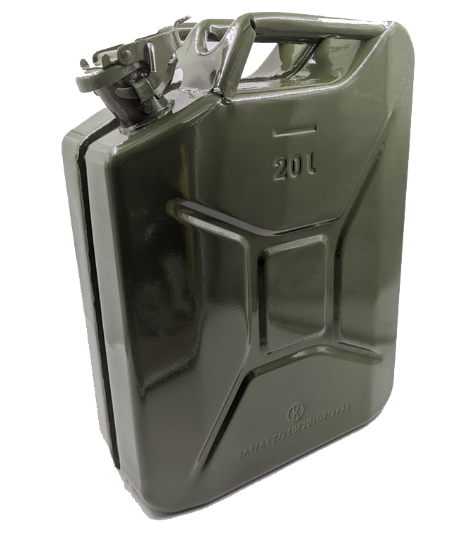Metal 30l Jerry Can with pin fastening top