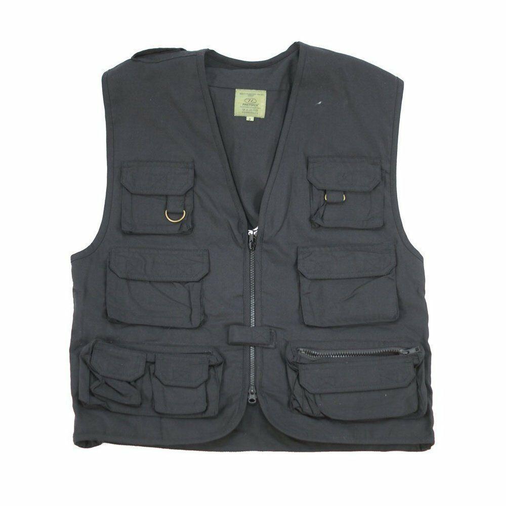 Black Shooting Fishing Vest