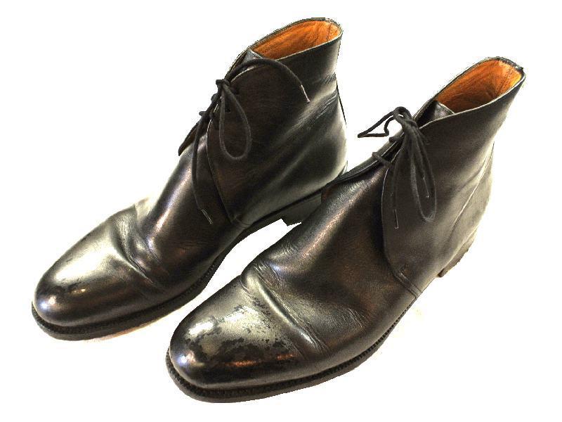 george boots full patent leather