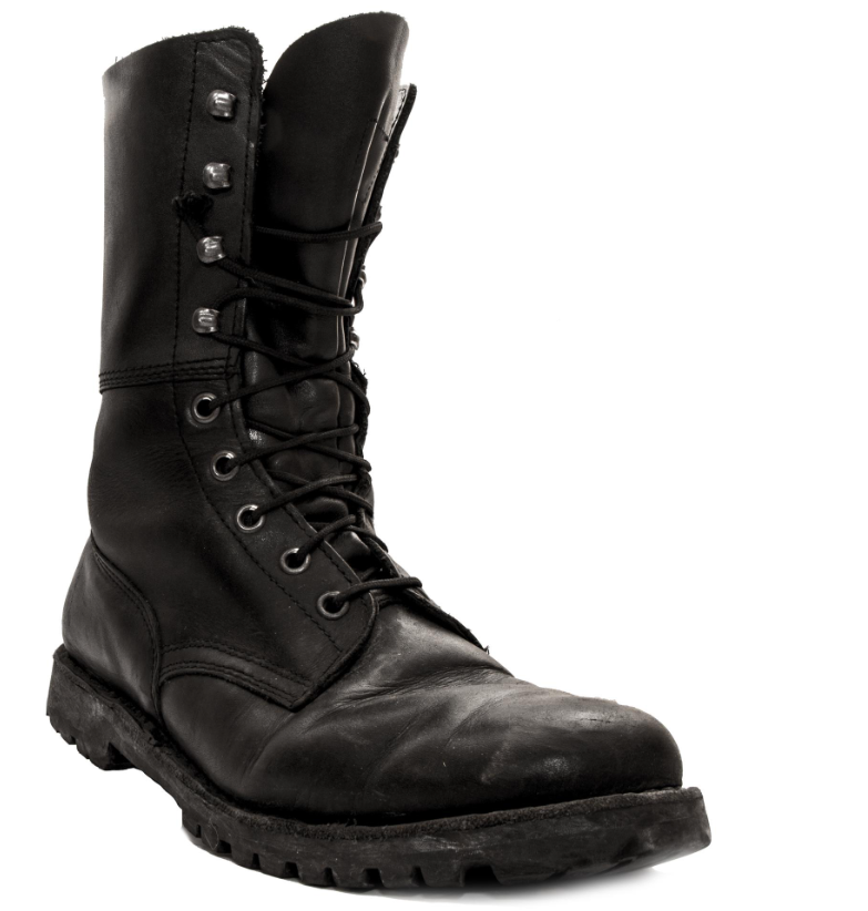 Austrian Lightweight Infantry High Leg All Leather Combat Boot Steinadler  Assault Boots Vintage 2000's Dated