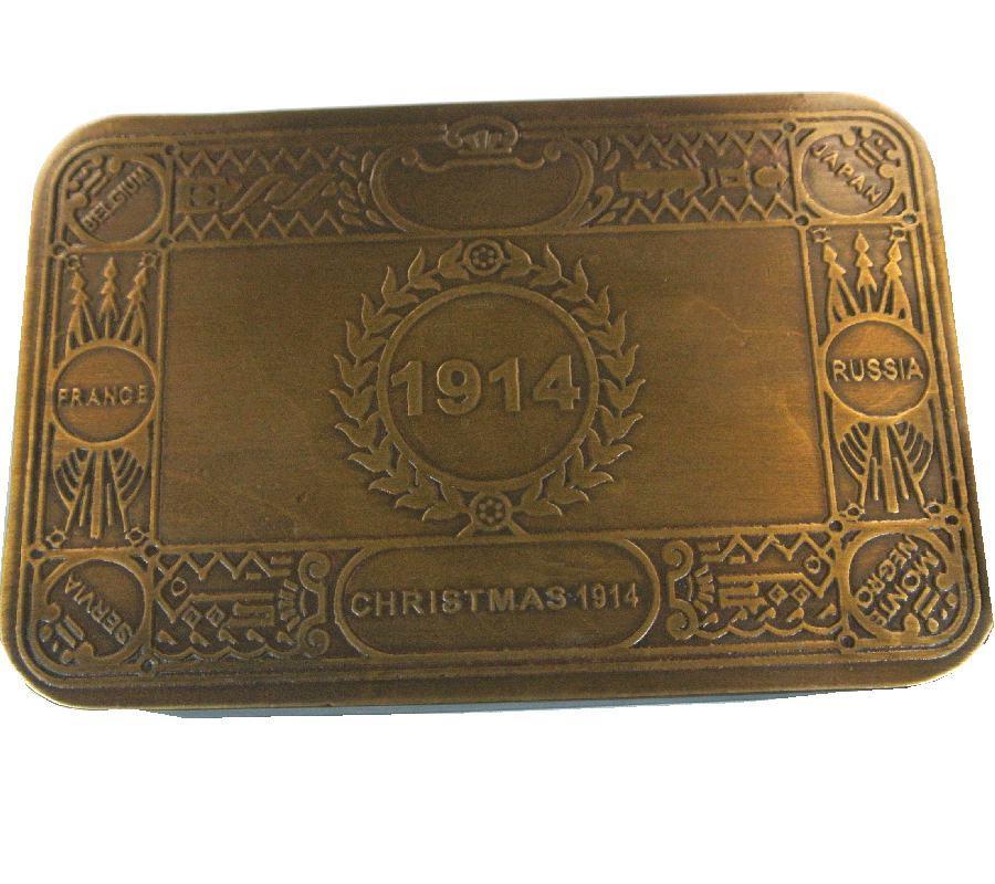1914 Christmas tin