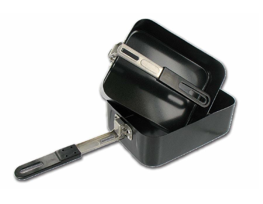 Black mess tins