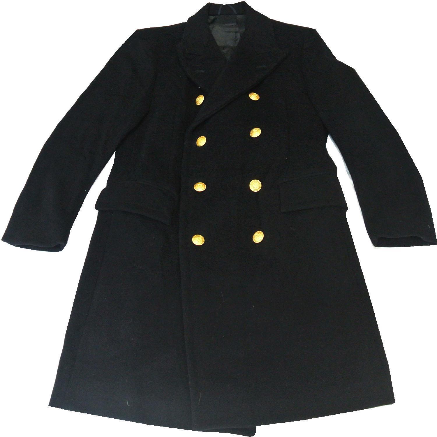 Navy Officer Navy Surplus Bridge Coat Italian Military Great Coat