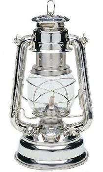 Hurricane Lantern 10 Inch Free standing Silver Hurricane Paraffin Lamp