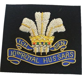 10th Royal Hussars Blazer Badge - main image