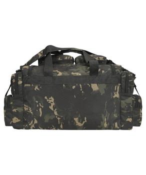 Saxon Holdall Molle compatible Military Style Carry Bag In Black MT Camo - main image