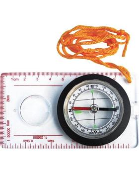 Liquid Filled Compass Basic Orienteering Compass With Rulers on side Kombat