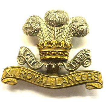 12th Royal Lancers Cap badge