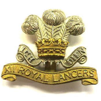 12th Royal Lancers Cap badge - main image