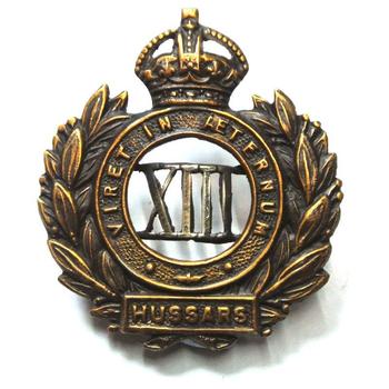 13th Hussars Cap badge - main image