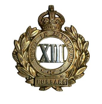 13th Hussars Cap Badge - main image
