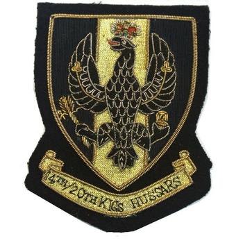 14th 20th Kings Hussars Blazer badge