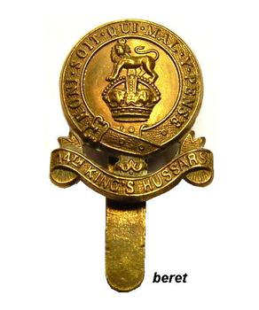 14th Hussars Cap Badge - main image