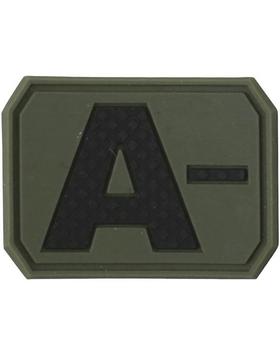 Blood Group Patch Velcro Backed Tactical Blood Patches - main image