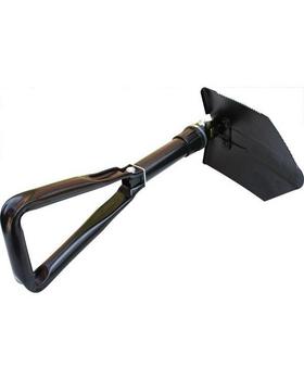 Black Folding Spade / Shovel Black 3 Way Military Style, New Kombat - main image