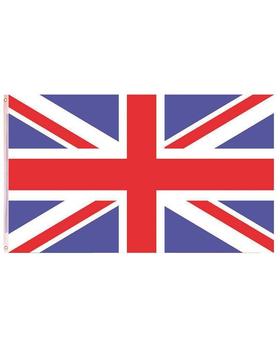 Union Flag Small 3ft x 2ft polyester with hanging eyelets