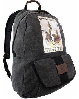 Official Vintage 1948 Retro Poster Design Olympic 2012 Canvas Rucksack - main image