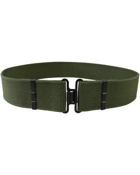 Cadet Belt Olive Green Military Style Cadet Webbing Belt, New - main image