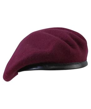 Maroon Beret Parachute Regiment Para's Style New Maroon Wool Beret Kombat Brand - main image