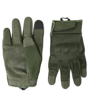 Olive Recon Tactical Glove With Reinforced Knuckle Gloves - main image