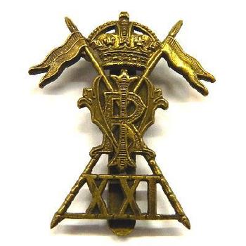 21st Lancers Cap badge (Empress of India's)