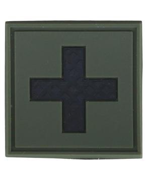 First Aid Patch Tactical Velcro Badge / Patch Black / Red Cross - main image