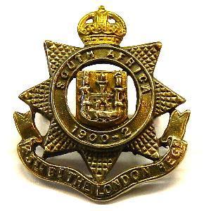 Cap Badge Of The 23rd London Regiment - main image