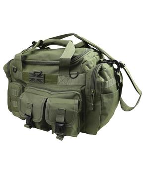 Black Olive Camo Military Style Holdall Molle Compatible Adjustable Saxon Holdalls - main image