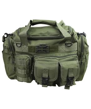 Black Olive Camo Military Style Holdall Molle Compatible Adjustable Saxon Holdalls - main image