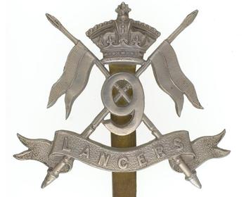 Cavalry Cap Badge To The 9th (Queens Royal) Lancers - main image