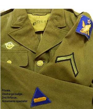 WWII Tunic, US Army Khaki Tunic WW2 American Military Issue Jackets 4 Pocket - main image