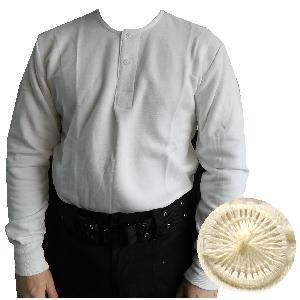Thermal Top, Button Front Genuine Army issue Long sleeved White thermal top, New  - main image