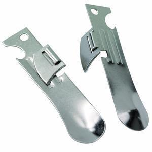 Pair Nickle Plated HEAVY DUTY Survival CAN OPENER Bottle Opener SERE Spoon 