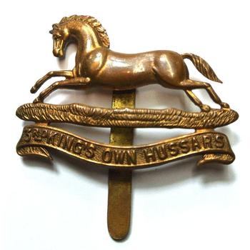 Cavalry Cap Badge To The 3rd Kings Own Hussars - main image