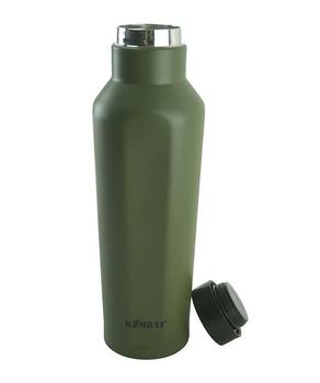 Stainless Steel Military Water Bottle Double Wall Vacuum Insulated Olive Green Bottle - main image