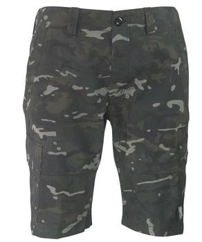 black btp camo shorts - main image