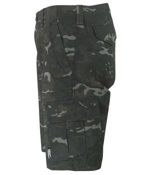 black btp camo shorts - main image