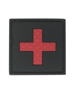 First Aid Patch Tactical Velcro Badge / Patch Black / Red Cross - main image