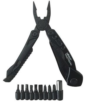 Black Commando Multi Tool Locking Blade Tactical Kombat Folding Pocket Tool - main image