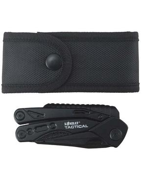 Black Commando Multi Tool Locking Blade Tactical Kombat Folding Pocket Tool - main image