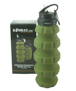 Grenade Expanding water Bottle - Olive Green - main image