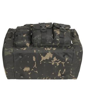 Saxon Holdall Molle compatible Military Style Carry Bag In Black MT Camo - main image
