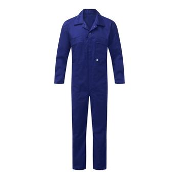 Boilersuit Coverall Navy Blue Poly / Cotton Presstud Front Overall Boiler Suit - main image