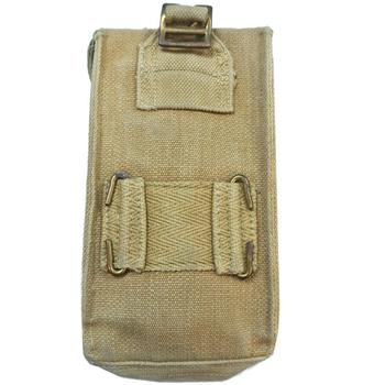 Genuine 37 Pattern British Army WWII Basic Webbing Ammo Pouch - main image